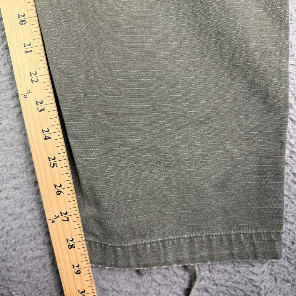 Engineered Garments FA Cargo Pants Mens S Green Ripstop Cotton Military USA Made